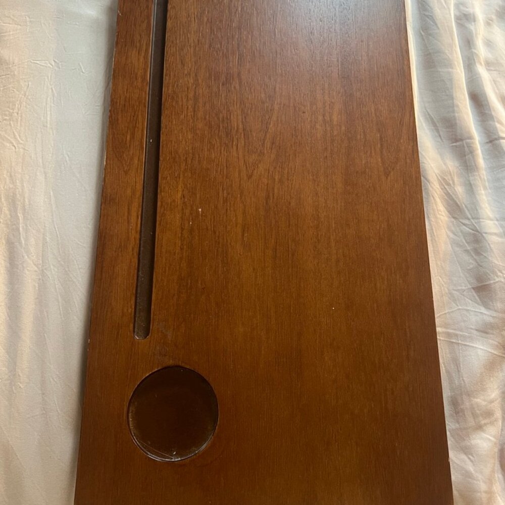 Pottery Barn Walnut Tray Table